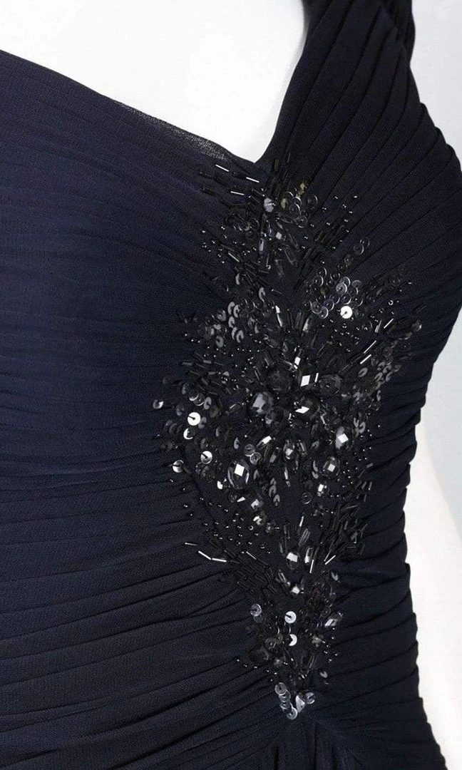 Adrianna Papell - 09G879300 Cap Sleeve Embellished Ruched A-Line Gown 5 Adrianna Papell - 09G879300 Cap Sleeve Embellished Ruched A-Line Gown