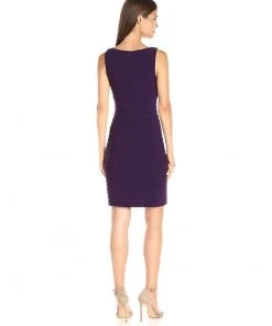 Adrianna Papell - 13261990 Jersey Cowl Neck Sheath Dress Cocktail Dresses