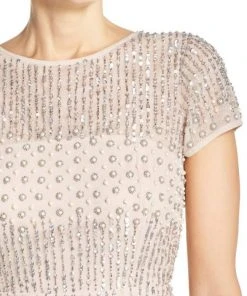 Cocktail Dresses Adrianna Papell - 41926810 Cap Sleeve Rivulet Beaded Sheath Dress 17 Cocktail Dresses Adrianna Papell - 41926810 Cap Sleeve Rivulet Beaded Sheath Dress