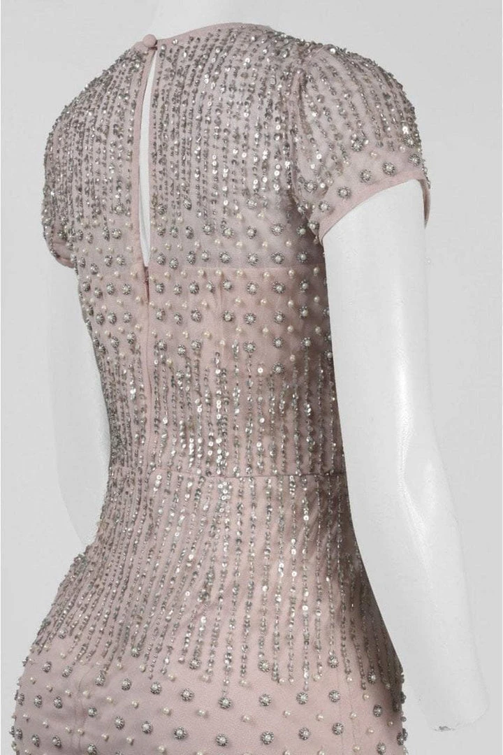 Cocktail Dresses Adrianna Papell - 41926810 Cap Sleeve Rivulet Beaded Sheath Dress 9 Cocktail Dresses Adrianna Papell - 41926810 Cap Sleeve Rivulet Beaded Sheath Dress