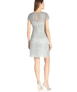 Cocktail Dresses Adrianna Papell - 41926810 Cap Sleeve Rivulet Beaded Sheath Dress 21 Cocktail Dresses Adrianna Papell - 41926810 Cap Sleeve Rivulet Beaded Sheath Dress