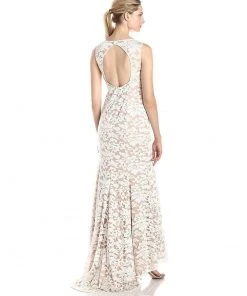 Adrianna Papell - 91906310 Embroidered Sleeveless Evening Gown