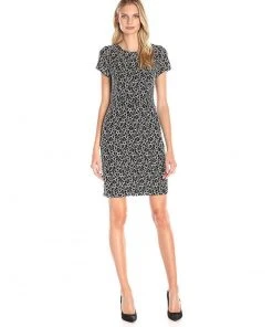 Cocktail Dresses Adrianna Papell - AP1D100323 Floral Lace Jewel Sheath Dress