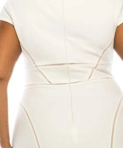 Adrianna Papell - AP1D100745 Modified V-Neck Sheath Dress 11 Adrianna Papell - AP1D100745 Modified V-Neck Sheath Dress