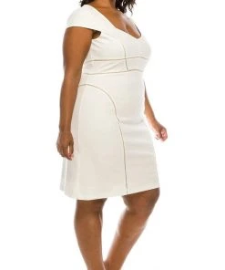 Adrianna Papell - AP1D100745 Modified V-Neck Sheath Dress 9 Adrianna Papell - AP1D100745 Modified V-Neck Sheath Dress