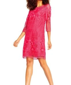 Cocktail Dresses Adrianna Papell - AP1D101153 Floral Embroidered Short Sheath Dress