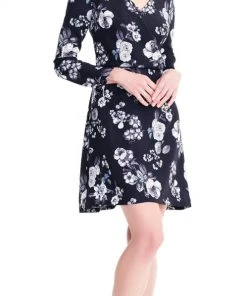 Cocktail Dresses Adrianna Papell - AP1D102578 Floral Faux Wrap Cocktail Dress 8 Cocktail Dresses Adrianna Papell - AP1D102578 Floral Faux Wrap Cocktail Dress