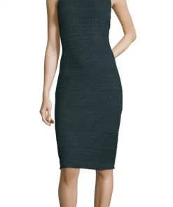 Cocktail Dresses Adrianna Papell - AP1D102617 Cowl High Neck Fitted Cocktail Dress