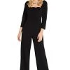 Adrianna Papell - AP1D102919 Scalloped Square Neck Jumpsuit 2 Adrianna Papell - AP1D102919 Scalloped Square Neck Jumpsuit