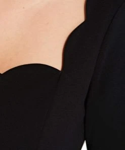 Adrianna Papell - AP1D102919 Scalloped Square Neck Jumpsuit 9 Adrianna Papell - AP1D102919 Scalloped Square Neck Jumpsuit