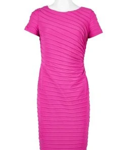 Adrianna Papell - AP1D103892 Jewel Neck Piping Detailed Dress Cocktail Dresses 15 Adrianna Papell - AP1D103892 Jewel Neck Piping Detailed Dress Cocktail Dresses