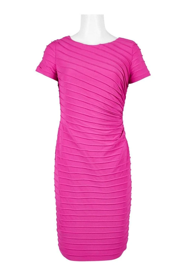 Adrianna Papell - AP1D103892 Jewel Neck Piping Detailed Dress Cocktail Dresses 7 Adrianna Papell - AP1D103892 Jewel Neck Piping Detailed Dress Cocktail Dresses