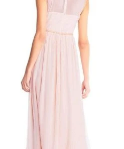 Adrianna Papell - AP1E200175 Bejeweled Semi-Sweetheart Chiffon Dress Formal Gowns