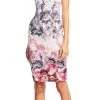 Adrianna Papell - AP1E200680 Sleeveless Floral Sheath Dress Cocktail Dresses