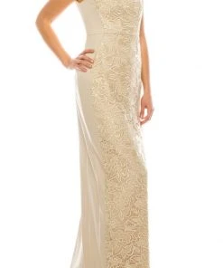 Adrianna Papell - AP1E200762 Embroidered Column Dress