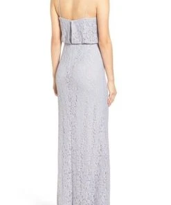 Adrianna Papell - AP1E201290 Sleeveless Lace Blouson Evening Gown Formal Gowns