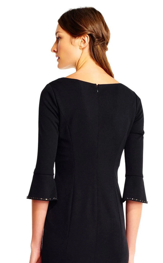 Adrianna Papell - AP1E201431 Embellished Long Sleeve Stretch Gown 6 Adrianna Papell - AP1E201431 Embellished Long Sleeve Stretch Gown
