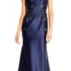 Formal Gowns Adrianna Papell - AP1E201575 Embellished V-neck Trumpet Dress