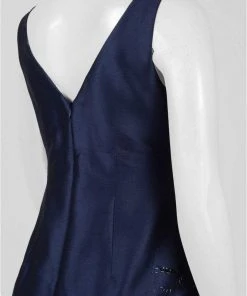 Formal Gowns Adrianna Papell - AP1E201575 Embellished V-neck Trumpet Dress