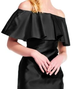 Cocktail Dresses Adrianna Papell - AP1E201683 Off-Shoulder Mikado Sheath Dress 12 Cocktail Dresses Adrianna Papell - AP1E201683 Off-Shoulder Mikado Sheath Dress