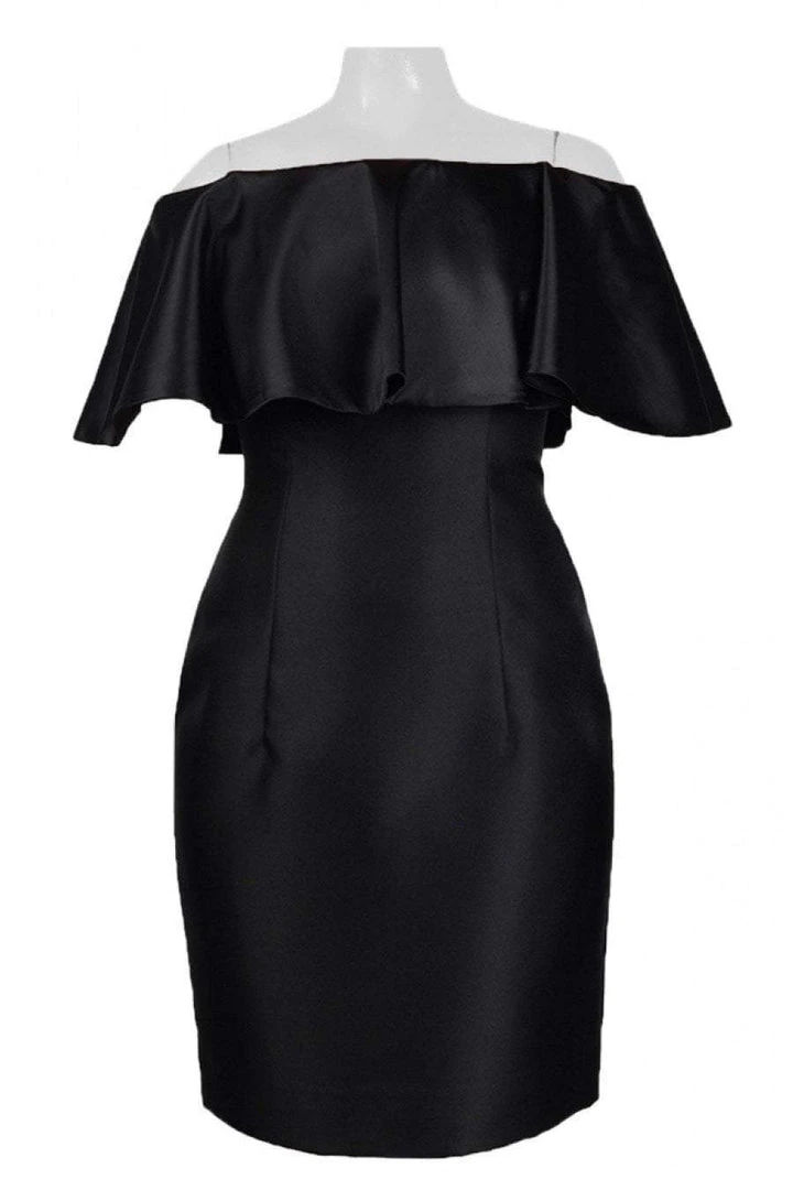 Cocktail Dresses Adrianna Papell - AP1E201683 Off-Shoulder Mikado Sheath Dress 8 Cocktail Dresses Adrianna Papell - AP1E201683 Off-Shoulder Mikado Sheath Dress