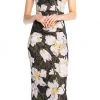 Adrianna Papell - AP1E203398 Floral Patterned Bateau Sheath Dress