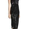 Adrianna Papell - AP1E203407 Sequined Bateau Knee Length Sheath Dress