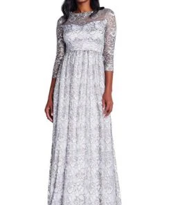 Formal Gowns Adrianna Papell - AP1E203486 Lace Evening Dress