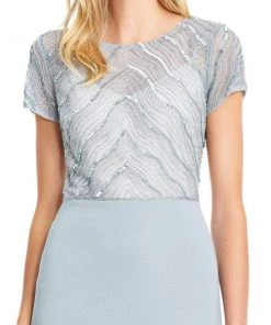 Formal Gowns Adrianna Papell - AP1E203629 Bead Embellished Jewel Evening Gown 9 Formal Gowns Adrianna Papell - AP1E203629 Bead Embellished Jewel Evening Gown