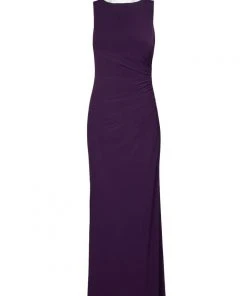 Adrianna Papell - AP1E203781 Embellished Bateau Jersey Sheath Dress