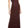 Formal Gowns Adrianna Papell - AP1E205915 Illusion Neckline Beaded Evening Gown