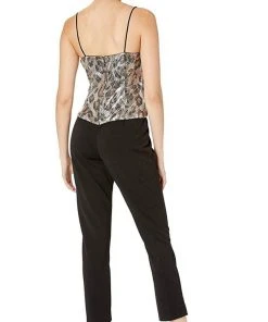 Long Dresses Adrianna Papell - AP1E206282 Sequined Animal Print Top Jumpsuit 7 Long Dresses Adrianna Papell - AP1E206282 Sequined Animal Print Top Jumpsuit