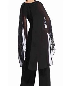 Adrianna Papell - AP1E206658 Embellished V Neck Jumpsuit Plus Size Dresses