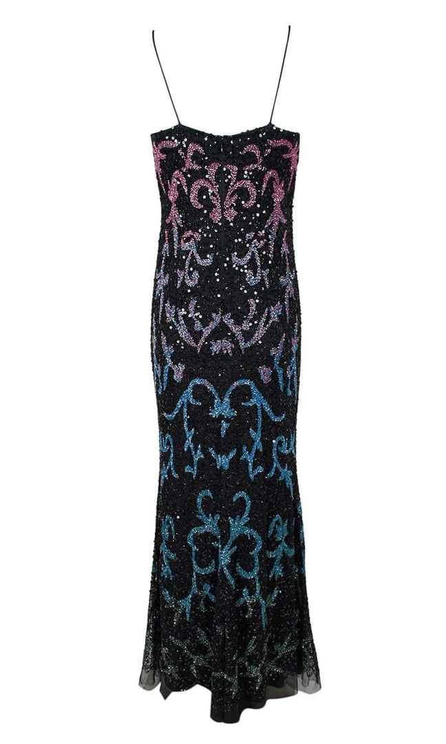Formal Gowns Adrianna Papell - AP1E206840 Multi-Colored Embellished Sheath Dress 9 Formal Gowns Adrianna Papell - AP1E206840 Multi-Colored Embellished Sheath Dress