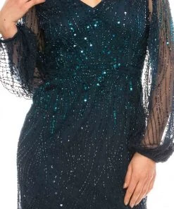 Adrianna Papell - AP1E206864 Beaded Cocktail Dress 11 Adrianna Papell - AP1E206864 Beaded Cocktail Dress