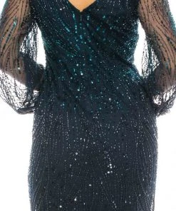 Adrianna Papell - AP1E206864 Beaded Cocktail Dress 12 Adrianna Papell - AP1E206864 Beaded Cocktail Dress