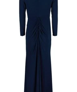 Adrianna Papell - AP1E206953 Embellished Long Sleeve Sheath Dress 12 Adrianna Papell - AP1E206953 Embellished Long Sleeve Sheath Dress