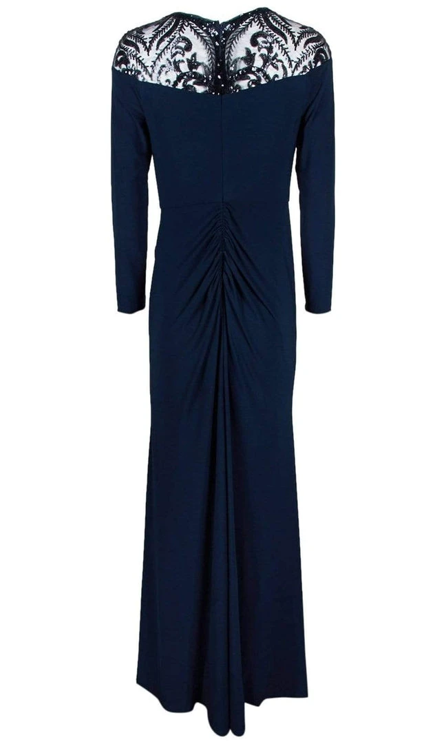 Adrianna Papell - AP1E206953 Embellished Long Sleeve Sheath Dress 7 Adrianna Papell - AP1E206953 Embellished Long Sleeve Sheath Dress