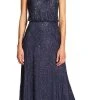 Adrianna Papell - Beaded Blouson Dress 91891180 Formal Gowns