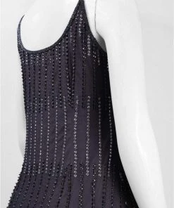 Adrianna Papell - Beaded Scoop Neck Dress 41906570 Cocktail Dresses