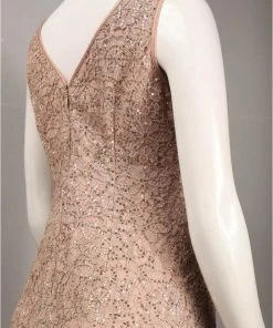 Adrianna Papell - Crochet Lace Short Dress 41889110