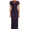 Adrianna Papell - Embellished Bateau Neckline Long Dress 91929590 Formal Gowns 2 Adrianna Papell - Embellished Bateau Neckline Long Dress 91929590 Formal Gowns