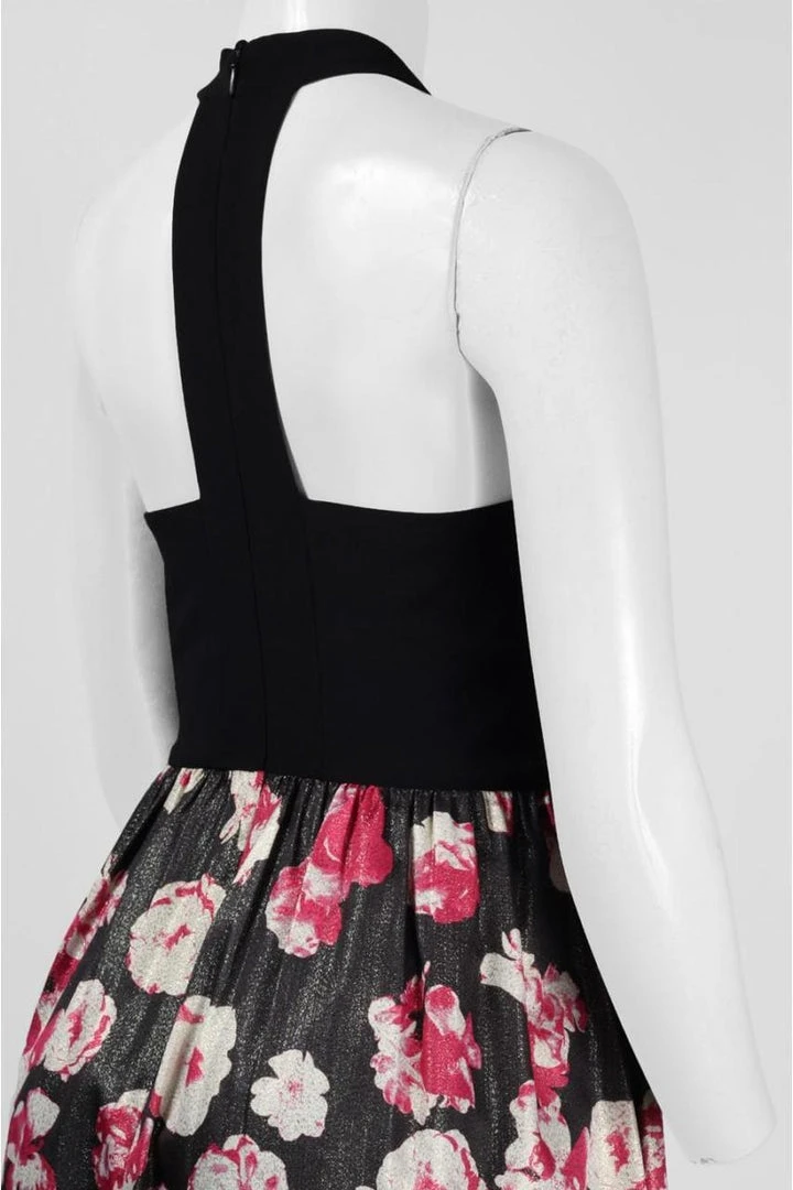 Adrianna Papell - Halter Floral Print Long Dress AP1E200109 Formal Gowns 5 Adrianna Papell - Halter Floral Print Long Dress AP1E200109 Formal Gowns