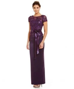 Adrianna Papell - Lace Long Dress 81929760