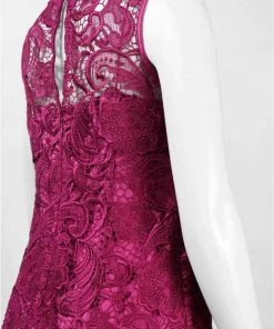 Cocktail Dresses Adrianna Papell - Lace Overlay Dress 41863800