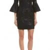 Cocktail Dresses Adrianna Papell - MN2E203554 Bell Sleeve Short Dress