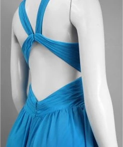 Adrianna Papell - Pleated Bodice Chiffon Dress 231M55220 9 Adrianna Papell - Pleated Bodice Chiffon Dress 231M55220