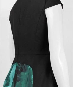 Cocktail Dresses Adrianna Papell - Printed V-Neck Sheath Dress 16PD11730