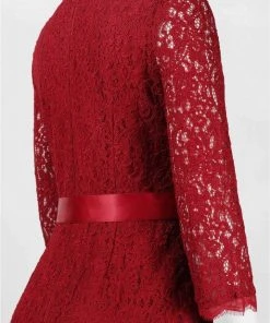 Cocktail Dresses Adrianna Papell - Quarter Length Sleeves Lace Short Dress 41910400 23 Cocktail Dresses Adrianna Papell - Quarter Length Sleeves Lace Short Dress 41910400