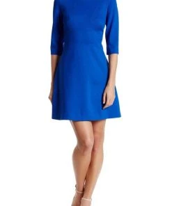 Cocktail Dresses Adrianna Papell - Quarter Length Sleeves Ponte A-Line Dress 15247232 12 Cocktail Dresses Adrianna Papell - Quarter Length Sleeves Ponte A-Line Dress 15247232